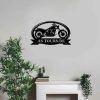 Personalized Motorcycle Metal Sign Biker Sign Garage Sign Workshop Decor Biker Gifts 1