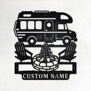 Personalized Motorhome Camper Sign Motorhome Wall Art Decor Camper Custom Metal Sign Outdoor Home Decor Birthday Gifts Housewarming Gifts
