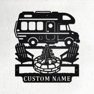 Personalized Motorhome Camper Sign Motorhome Wall Art Decor Camper Custom Metal Sign Outdoor Home Decor Birthday Gifts Housewarming Gifts 1