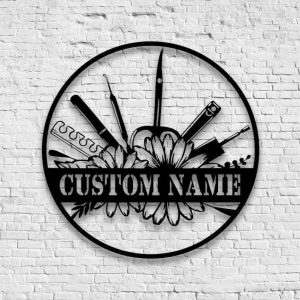 Personalized Nail Tech Sign Nail Tools Shop Sign Barber Shop Sign Barber Gifts Home Decor 2