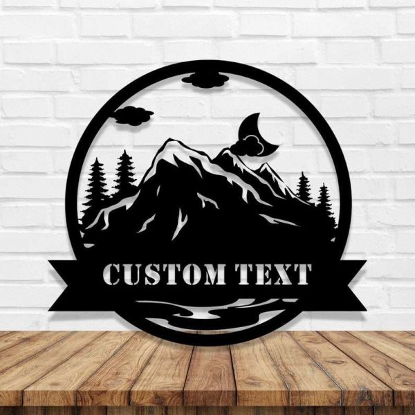 Personalized Outdoor Sign Mountain Wilderness Sign Outdoor Decor