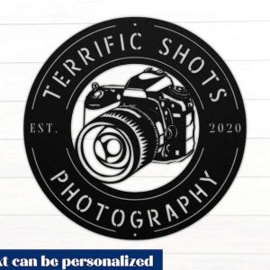 Personalized Photography Metal Sign Gift for Photographer Photography Lover 1