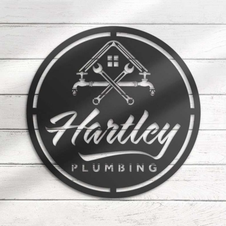 Personalized Plumbing Sign Plumber Name Sign Workshop Custom Metal ...