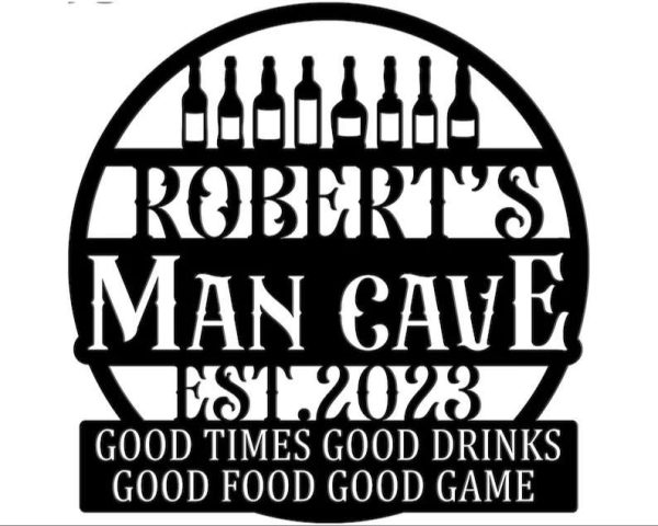 Personalized Pool and Bar Metal Art Sign Custom Outdoor Bar Sign for Man Cave and Backyard Party Decor Ideal for Retirement Gifts and Holiday Patio Gifts