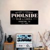 Personalized Poolside Sign Bar And Grill Metal Sign BBQ Sign Pool Bar Sign Tiki Bar Decor Home Outdoor Decoration 1 1