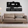 Personalized RV Trailer Monogram Campsite Decor Custom Metal Sign 3