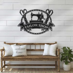 Personalized Sewing Machine Tailor Shop Name Sign Sewciopath Gifts Mothers Day Gifts 2