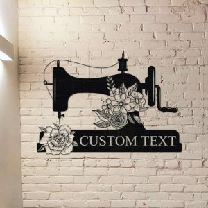 Personalized Sewing Metal Sign Quilting Room Sign Tailor Shop Sign Craft Room Decor Gifts For Mom Grandma 2