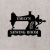 Personalized Sewing Sign Sewing Room Decor Quilting Sign Gifts for Her Mothers Day Gifts 2