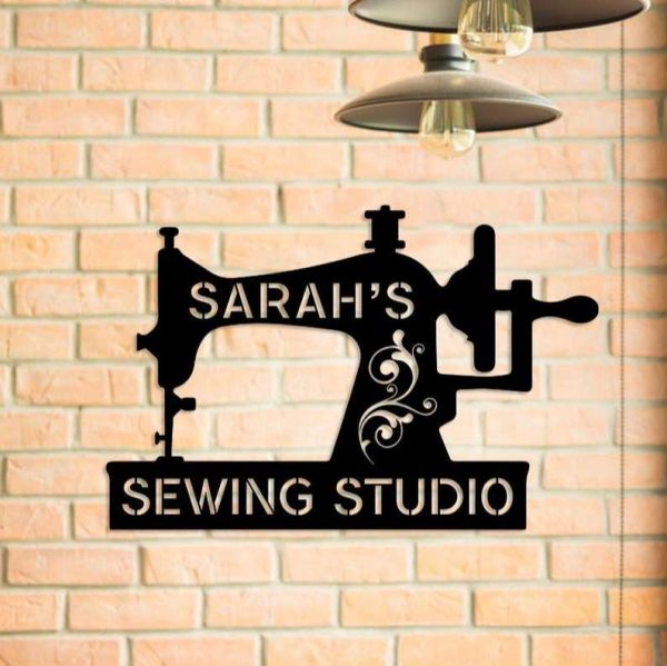 Personalized Sewing Studio Sign Sewing Room Decor Sewing Lovers Gifts Mothers Day Gifts