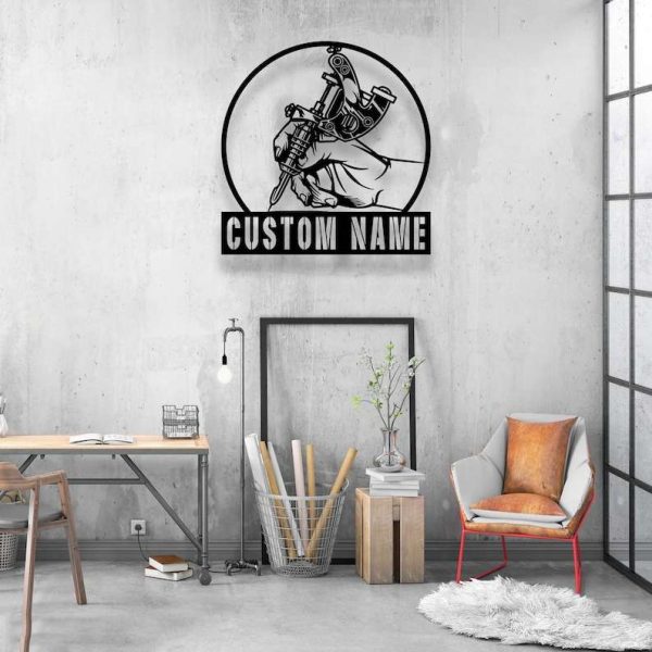 Personalized Tattoo Artist Sign Ink Studio Sign Tattoo Room Decor Home Decor