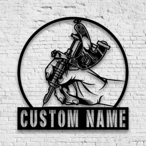 Personalized Tattoo Artist Sign Ink Studio Sign Tattoo Room Decor Home Decor