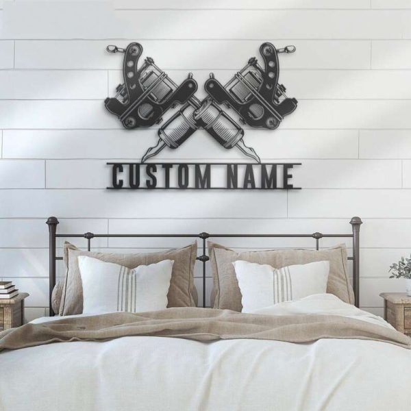 Personalized Tattoo Artist Sign Ink Studio Sign Tattoo Room Decor Man Cave Decor Tattoo Gifts