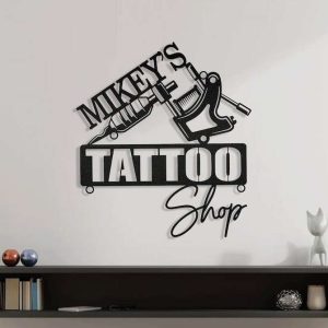 Personalized Tattoo Shop Sign Light Up Tattoo Wall Art Tattoo Lover Gifts Home Decor 1