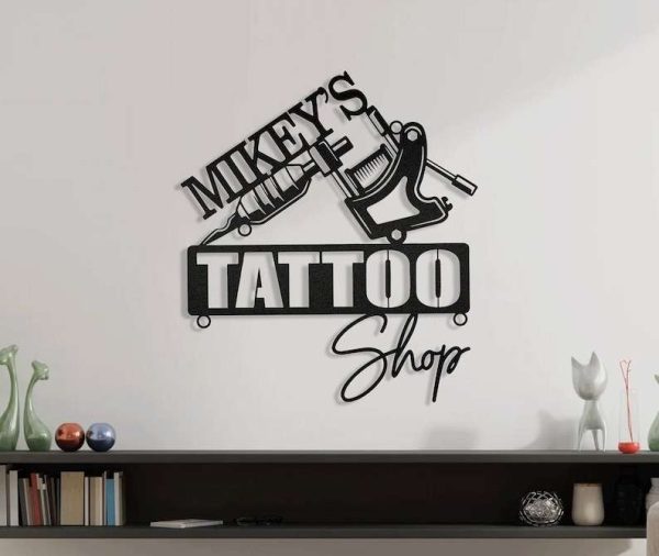 Personalized Tattoo Shop Sign Light Up Tattoo Wall Art Tattoo Lover Gifts Home Decor