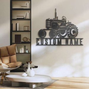 Personalized Tractor Driver Sign Farm Sign Trucker Gift Truck Custom Metal Signs Birthday Gifts 1