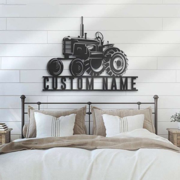 Personalized Tractor Driver Sign Farm Sign Trucker Gift Truck Custom Metal Signs Birthday Gifts