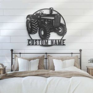 Personalized Trator Driver Sign Farm Tractor Custom Metal Signs Farmhouse Decor Trucker Gifts 3