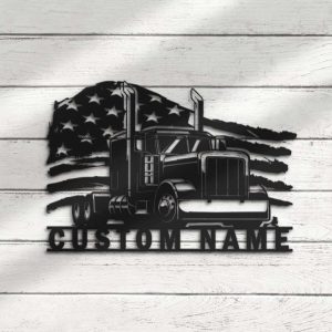 American Flag Semi Truck Driver Gifts Truck Lovers Trucker - Truck