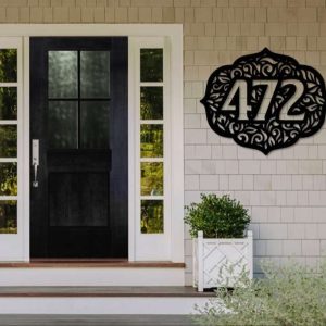 Personalized Address Sign House Number Plaque Custom Metal Sign 1 3