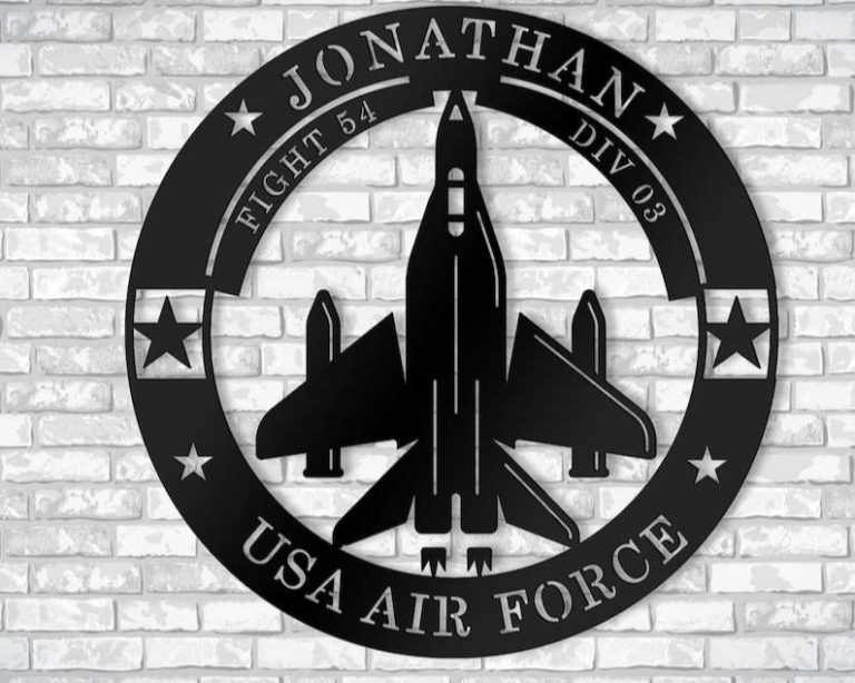 Personalized Air Force Aircraft Fighter Jet Sign Independence Day ...