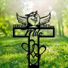 Personalized Akita Memorial Sign Yard Stakes Pet Grave Marker Cemetery Decor Custom Metal Sign 3