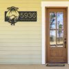 Personalized Alien UFO Bigfoot Sasquatch Address Sign House Number Plaque Custom Metal Sign 3