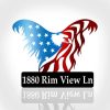 Personalized Bald Eagle American Flag Address Sign Patriotic House Number Plaque Custom Metal Sign 2