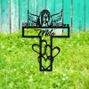 Personalized Basset Hounds Memorial Sign Yard Stakes Pet Grave Marker Cemetery Decor Custom Metal Sign 1