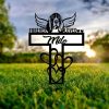 Personalized Basset Hounds Memorial Sign Yard Stakes Pet Grave Marker Cemetery Decor Custom Metal Sign 4