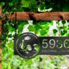 Personalized Bicep Muscle Gym Bodybuilding Address Sign House Number Plaque Custom Metal Sign 2