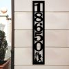 Personalized Bigfoot American Flag Address Sign Vertical House Number Plaque Custom Metal Sign 2