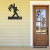 Personalized Bigfoot Sasquatch With Canada Flag Address Sign House Number Plaque Custom Metal Sign 2