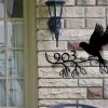 Personalized Bird on the Branch Tree Dove Address Sign House Number Plaque Custom Metal Sign 3