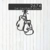 Personalized Boxing Gloves Boxer Address Sign House Number Plaque Custom Metal Sign 3
