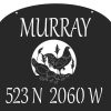 Personalized Chicken Farm Address Sign House Number Plaque Custom Metal Sign 1