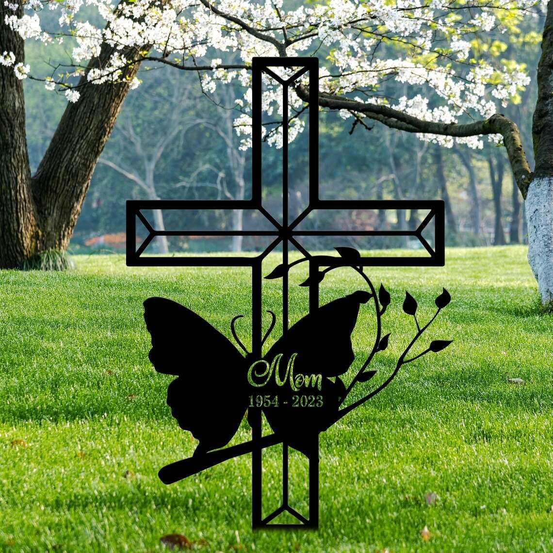 Snapklik.co : O Eorial Grave Arkers Etal Heart Eorial Plaque