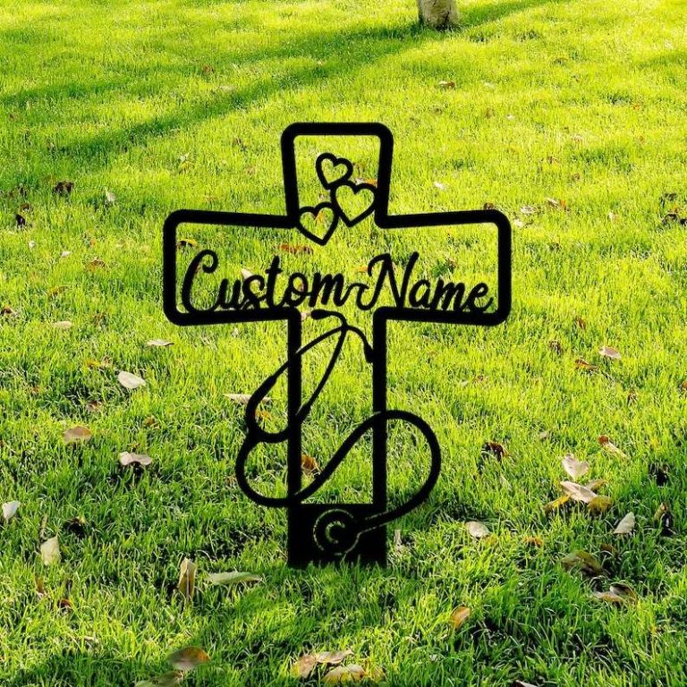 DSJPDSJP Fishing Grave Markers Personalized,Custom Fisherman