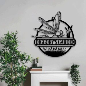 Personalized Dragonfly Garden Decorative Custom Metal Sign 2