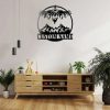 Personalized Fighter Jet Sign Aircraft Hangar Pilot Name Sign Airforce Patriotic Decor Gift Custom Metal Sign 1
