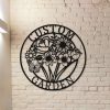 Personalized Garden Flower Bouquet Decorative Custom Metal Sign 1