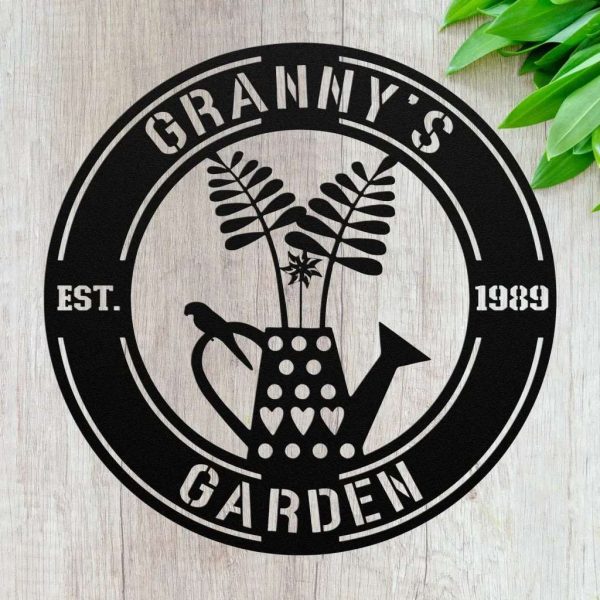 Personalized Garden Home Decorative Custom Metal Sign