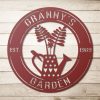 Personalized Garden Home Decorative Custom Metal Sign 2