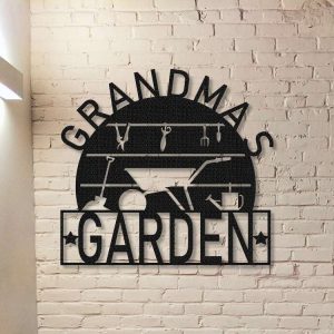 Personalized Garden Tools Decorative Custom Metal Sign