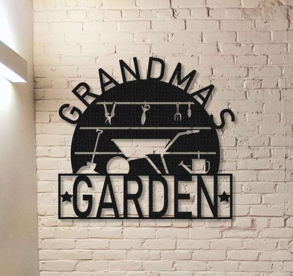 Personalized Garden Tools Decorative Custom Metal Sign