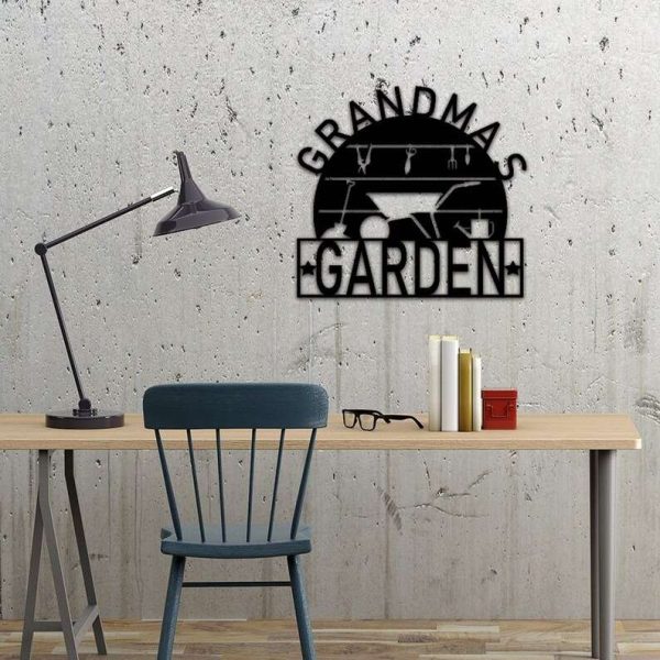 Personalized Garden Tools Decorative Custom Metal Sign