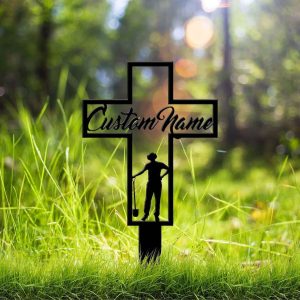 Personalized Gardener Memorial Sign Yard Stakes Grave Marker Cemetery Decor Custom Metal Sign 4