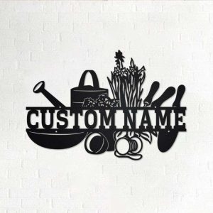 Personalized Gardening Garden Decorative Custom Metal Sign