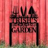 Personalized Gardening Tools Greenhouse Decor Garden Yard Stakes Decorative Custom Metal Sign 2
