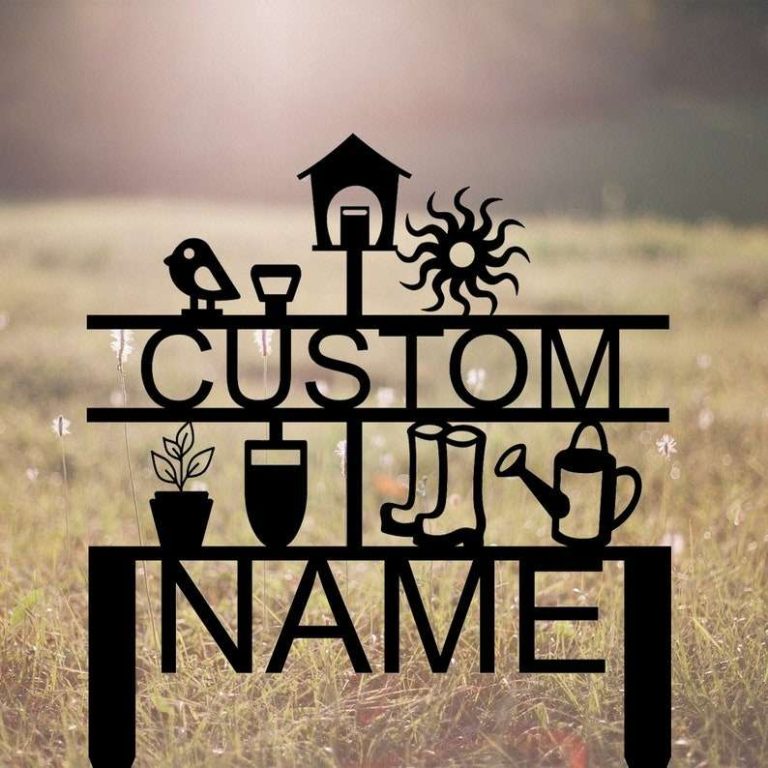 Personalized Gardening Tools Sun Bird Yard Stakes Decorative Garden ...